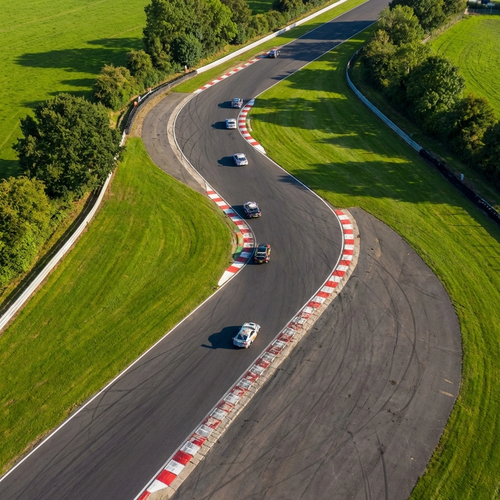 Vue aérienne circuit