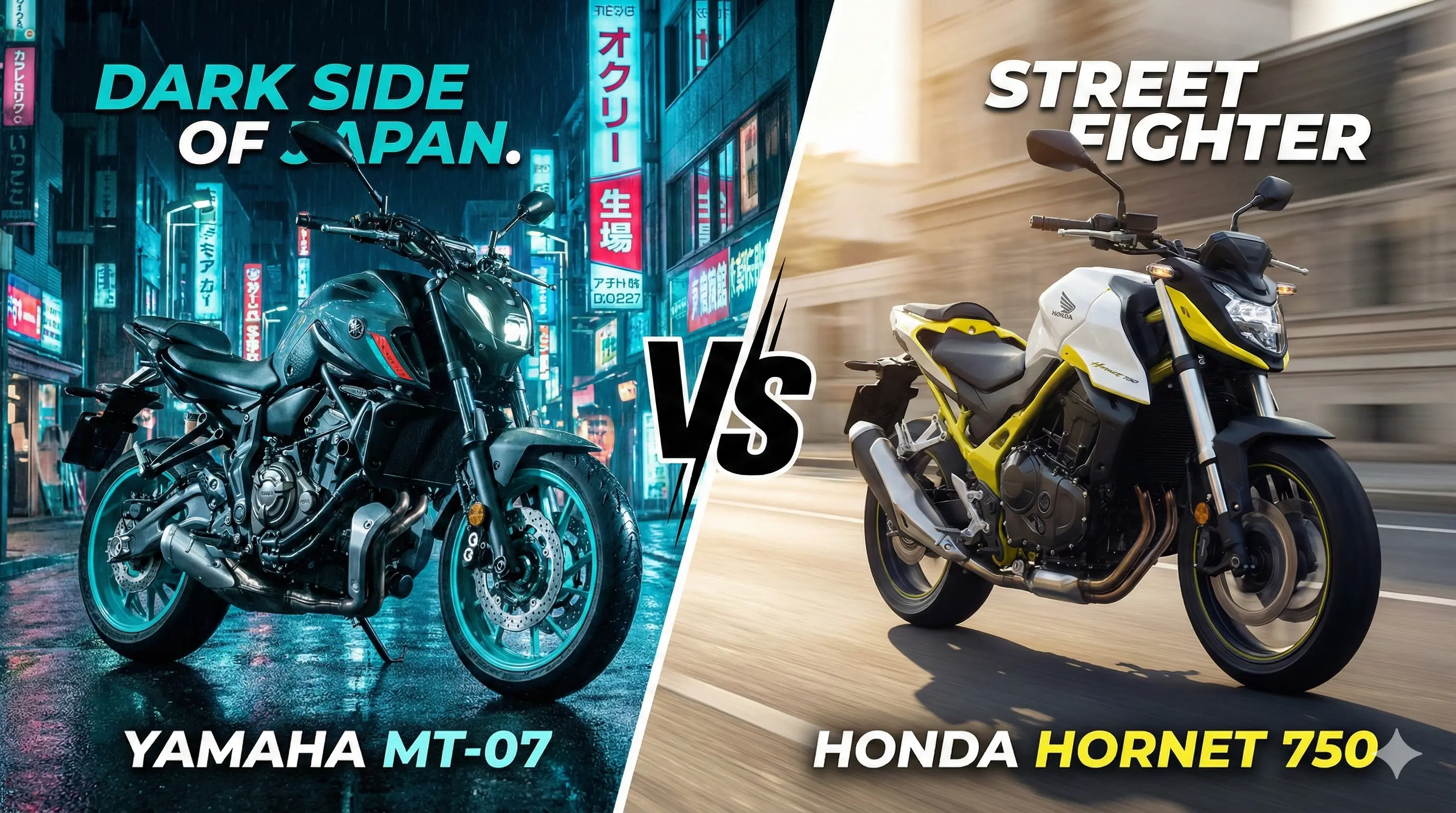 Yamaha MT-07 vs Honda Hornet 750 : Le Duel A2 Ultime (2026)